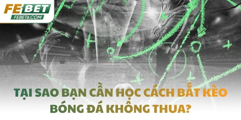 Tại sao bạn cần học cách bắt kèo bóng đá không thua?
